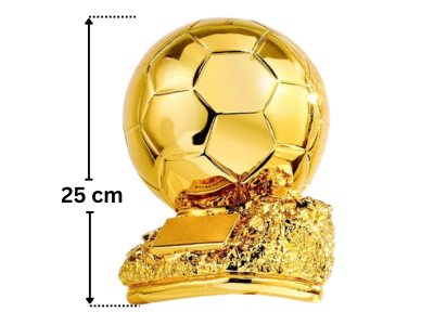 Golden Ball Soccer Football Trophies 25cm