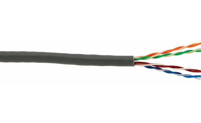 D-Link Cat6 UTP Cable Roll, 305m, 24AWG, Grey � Bulk Ethernet Solution