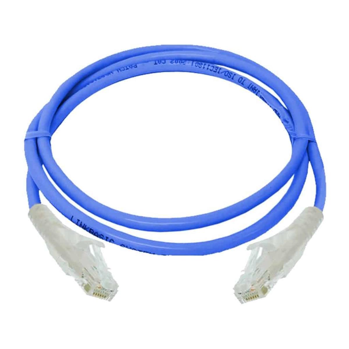D-Link Cat6A UTP 3m Patch Cord, Blue � High-Speed Ethernet Cable