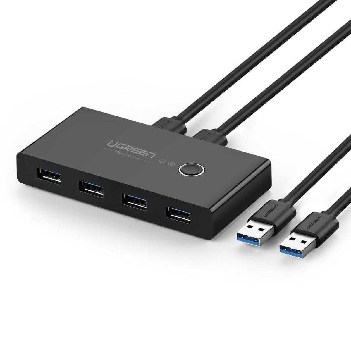 UGREEN US216 USB 3.0 Sharing Switch Box: 2 In 4 Out