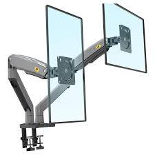Dual Monitor Mount Gas Spring Arm up to 32" MODEL F195A | NB