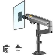 Gas Spring Full Motion Desk Mount Bracket Up TO 35" MODEL H100 | NB