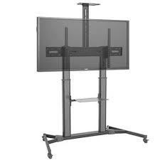 Large Screen Trolley TV Stand Up to 100" MODEL SH-666TB | SKILLTECH