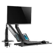 Sit-Stand Work Station Desk Mount SHS21-C01| SKILLTECH